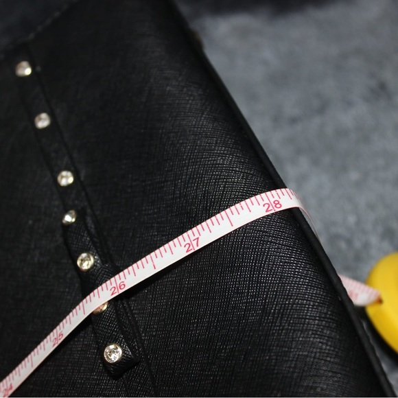 ✨HP ♠️Kate Spade Saffiano Leather Laurel Way Jeweled Bow Hadlee Satchel - Picture 12 of 12